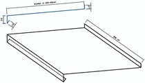 Parapet Szeroki (do 45 cm)  3 cm x 200 cm