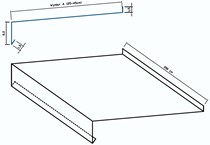 Parapet Szeroki (do 45 cm)  6 cm x 200 cm