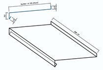 Parapet Standard (do 24 cm) 3 cm x 200 cm