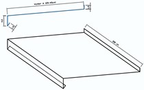 Parapet Szeroki (do 45 cm)  4 cm x 200 cm